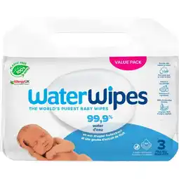 Etos WaterWipes Billendoekjes Voordeelpak 3x48 144 Stuks aanbieding