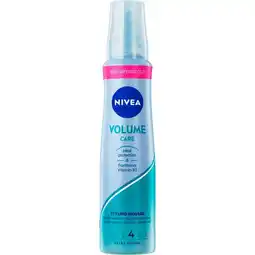 Etos NIVEA Volume Care Styling Mousse Extra Hold 150 ML aanbieding