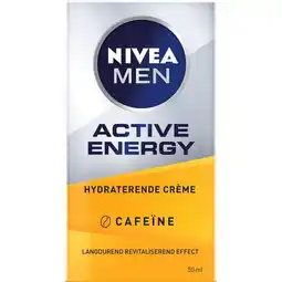 Etos NIVEA MEN Active Energy Gezichtscrème 50 ML aanbieding