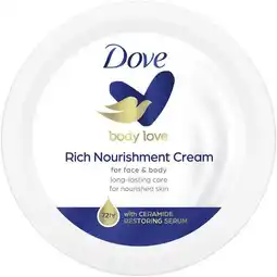 Etos Dove Body Love Rich Nourishment Bodycrème 150 ML aanbieding