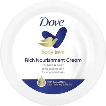 Etos Dove Body Love Rich Nourishment Bodycrème 150 ML aanbieding