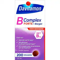 Etos Davitamon Vitamine B-complex forte + Biergist aanbieding