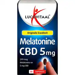 Etos Lucovitaal Melatonine CBD 5 mg Capsules aanbieding