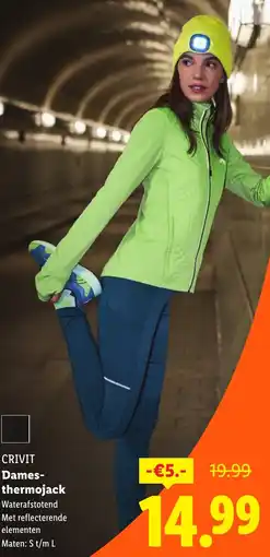 Lidl Crivit Dames Thermojack aanbieding