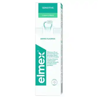 Etos Elmex Sensitive Clean & Fresh Tandpasta - 75ML aanbieding