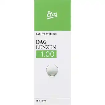 Etos Etos Zachte Daglenzen -1,00 aanbieding