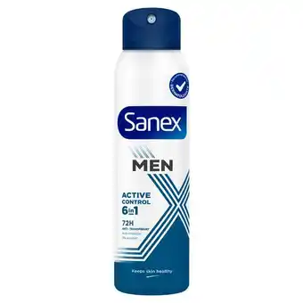 Etos Sanex Men Active Control Deodorant Spray 150ML aanbieding