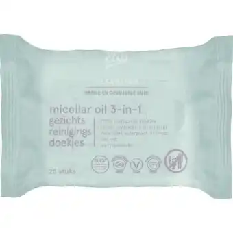 Etos Etos Micellar Oil 3-in 1 Face Cleansing Wipes 25 stuks aanbieding