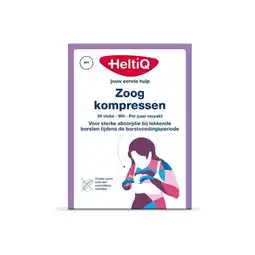 Etos Heltiq Zoogkompressen wit 30st aanbieding