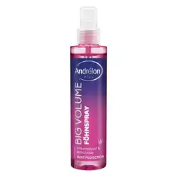 Etos Andrélon Pink Big Volume Fohnpray 200 ML aanbieding