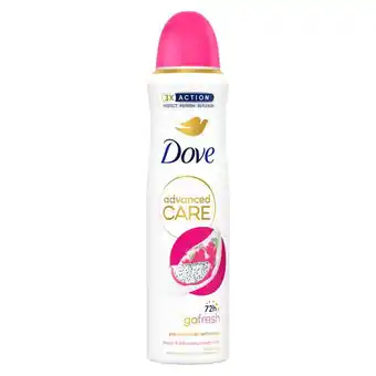 Etos Dove Advanced Care Dragon Fruit & Coconut Cream Deodorant Spray 150 ML aanbieding