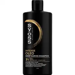 Etos Syoss Intense Oleo Shampoo 440 ML aanbieding