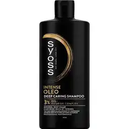 Etos Syoss Intense Oleo Shampoo 440 ML aanbieding