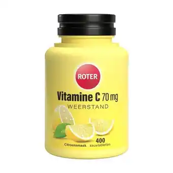 Etos Roter Vitamine C 70 mg citroen 400 kauwtabletten aanbieding