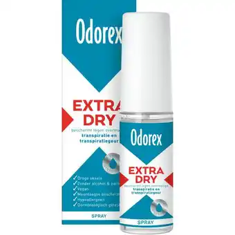 Etos Odorex Extra Dry Deodorant Spray 30 ML aanbieding