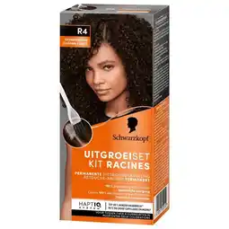 Etos Schwarzkopf Permanent Color Uitgroeiset R4 Donkerbruin aanbieding