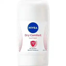 Etos NIVEA Dry Comfort Deodorant Stick 50 ML aanbieding