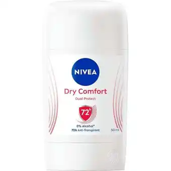 Etos NIVEA Dry Comfort Deodorant Stick 50 ML aanbieding