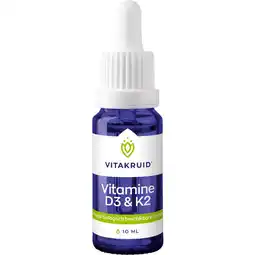 Etos Vitakruid Vitamine D3 & K2 - 10 ml aanbieding