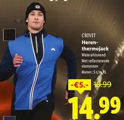 Lidl Crivit Heren Thermojack aanbieding