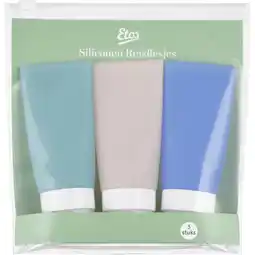 Etos Etos Sillicone Reisflesjes 3 stuks aanbieding