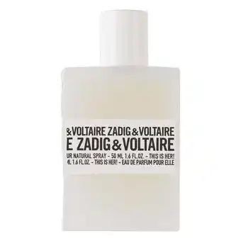 Etos Zadig & Voltaire This is Her! eau de parfum 50 ML aanbieding