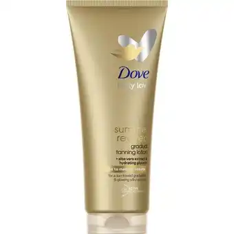 Etos Dove DermaSpa Summer Revived Fair-Medium Bodylotion 200 ML aanbieding
