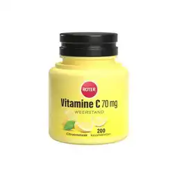 Etos Roter Vitamine C 70 mg citroen 200 kauwtabletten aanbieding