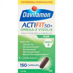 Etos Davitamon Actifit 50+ Omega-3 Visolie Capsules aanbieding