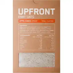 Etos Upfront eiwit oats appel/kaneel aanbieding