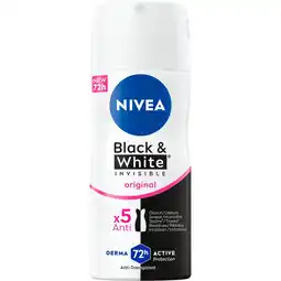 Etos NIVEA Black & White Invisible Original Deodorant Spray 100 ML aanbieding