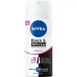Etos NIVEA Black & White Invisible Original Deodorant Spray 100 ML aanbieding