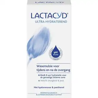 Etos Lactacyd Hydraterende Wasemulsie 200 ML aanbieding