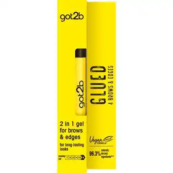 Etos Got2b Glued 4 Brows & Edges 2-in-1 Gel 16 ML aanbieding