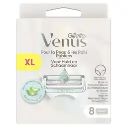 Etos Gillette Venus Voor Huid En Schaamhaar Aloe Vera Navulmesjes 8 Stuks aanbieding