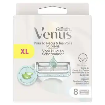 Etos Gillette Venus Voor Huid En Schaamhaar Aloe Vera Navulmesjes 8 Stuks aanbieding