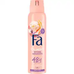 Etos Fa Divine Moments Deodorant Spray 150 ML aanbieding