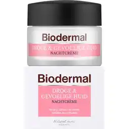 Etos Biodermal Droge & Gevoelige Huid Nachtcrème 50 ML aanbieding