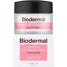 Etos Biodermal Droge & Gevoelige Huid Nachtcrème 50 ML aanbieding