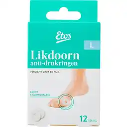 Etos Etos Likdoorn Anti-Drukringen Large 12 stuks aanbieding
