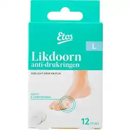 Etos Etos Likdoorn Anti-Drukringen Large 12 stuks aanbieding
