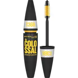 Etos Maybelline New York Colossal up to 36H Waterproof Mascara Zwart aanbieding