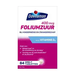 Etos Davitamon Foliumzuur met vitamine D - Zwanger aanbieding