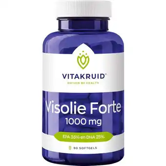 Etos Vitakruid Visolie Forte 1000 mg - 90 softgel capsules aanbieding