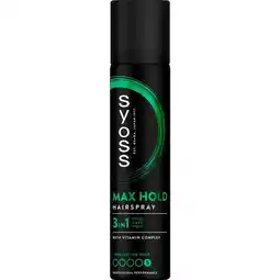 Etos Syoss Max Hold Haarspray Mini 75 ML aanbieding