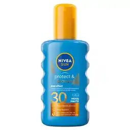Etos NIVEA SUN Zonnebrand Protect & Bronze Spray SPF 30 200 ML aanbieding