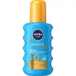 Etos NIVEA SUN Zonnebrand Protect & Bronze Spray SPF 30 200 ML aanbieding