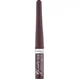 Etos Rimmel London Glam'Eyes Professionalliquid Eyeliner - 002 Velvet Brown aanbieding