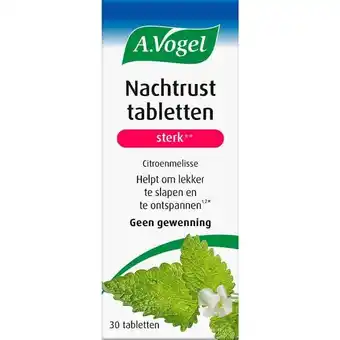 Etos A.Vogel Nachtrust Sterk 30 Tabletten aanbieding