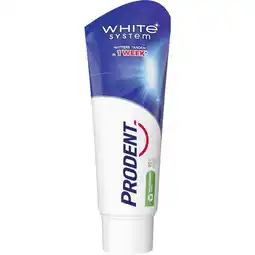 Etos Prodent White System Tandpasta 75 ML aanbieding